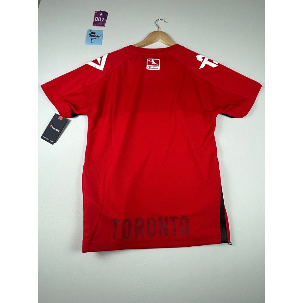 NWT Overwatch League Toronto Defiant Jersey Mens Large Red Esports Gaming Shirt - Picture 3 of 5